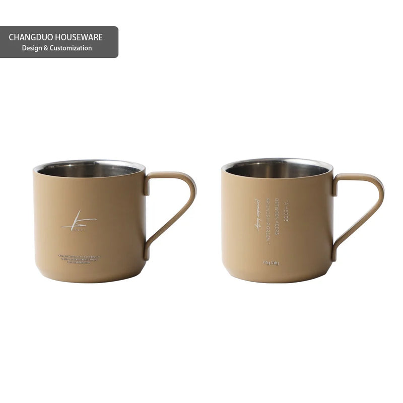 Caneca de Aço Inoxidável 150ml - Universo Café