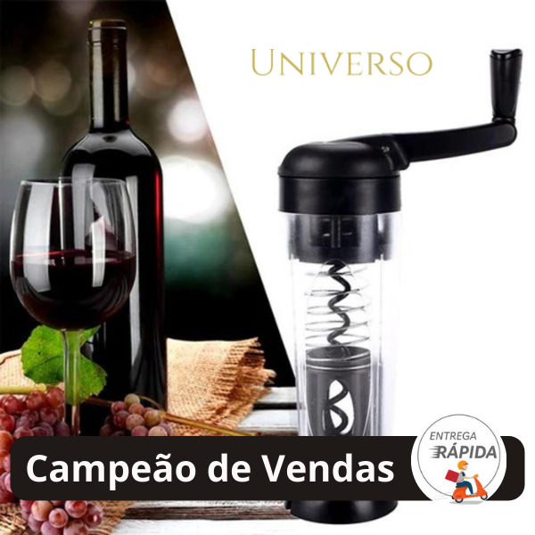 ABRIDOR DE VINHO SACA ROLHA - Universo Utensílios