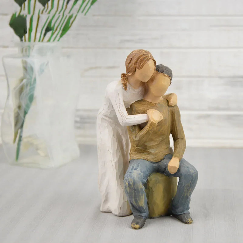 Escultura Casal Amor Eterno – Universo Decor