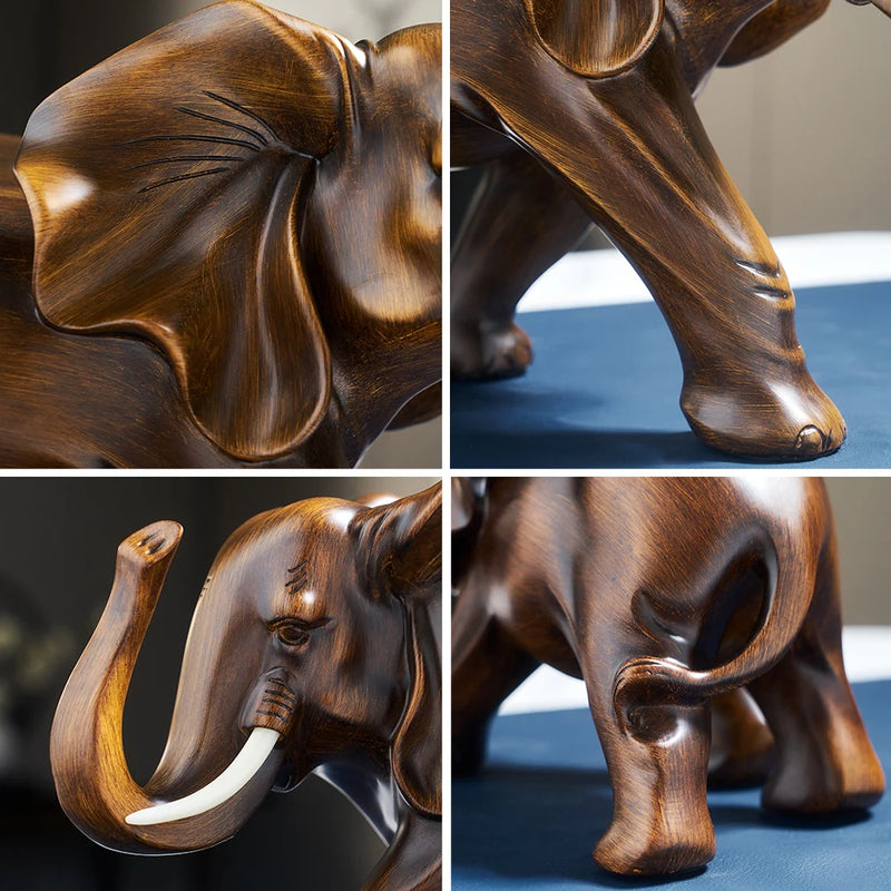 Escultura Elefante da Sorte – Universo Decor