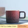 Caneca de Café Retro de Cerâmica com Esmalte Gradiente - Universo Café