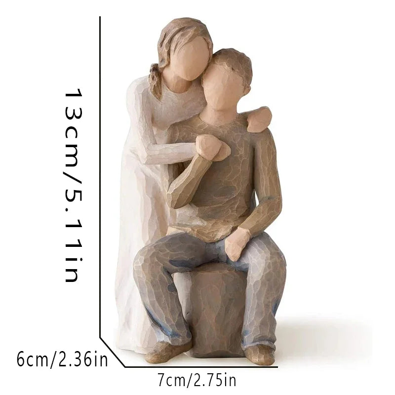 Escultura Casal Amor Eterno – Universo Decor