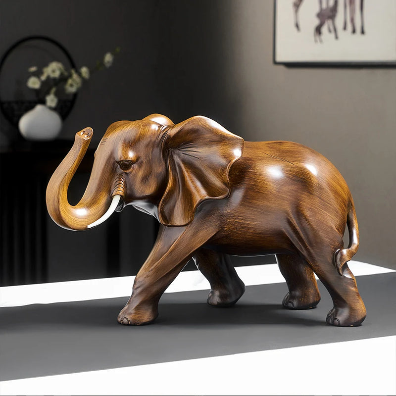 Escultura Elefante da Sorte – Universo Decor