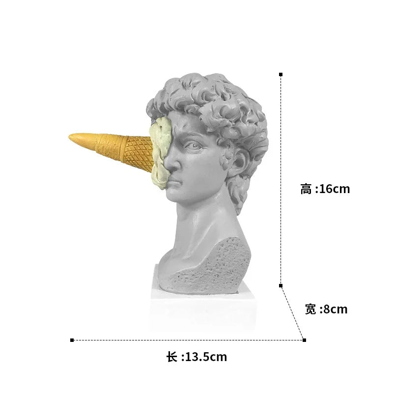 Escultura Busto de David – Universo Decor