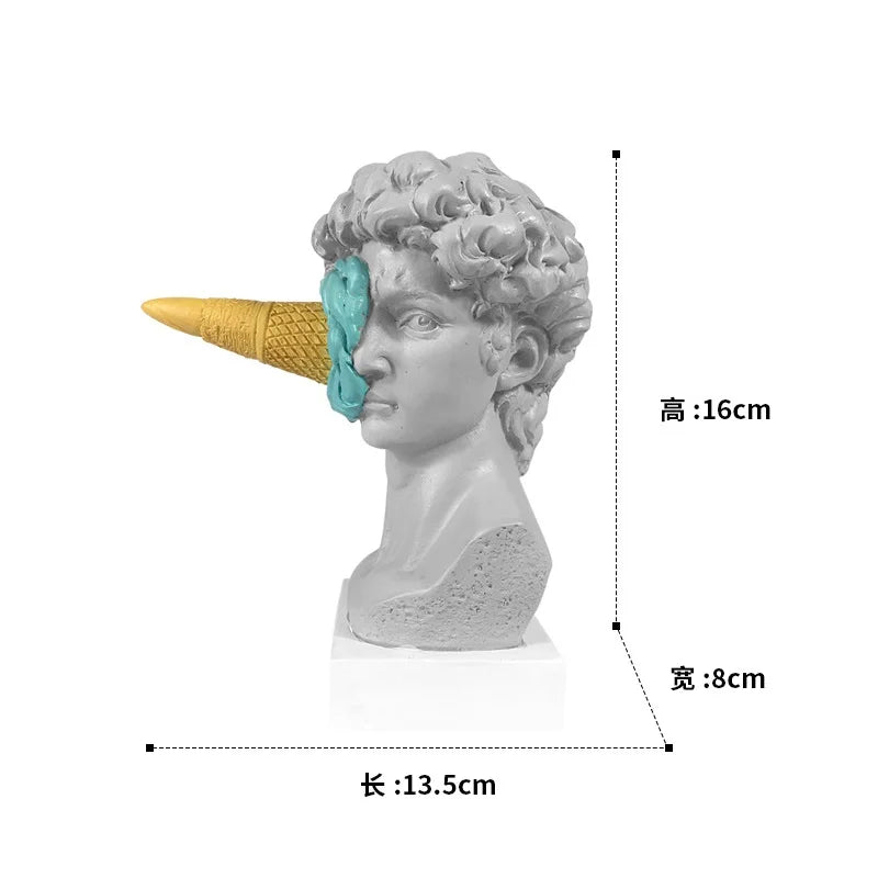 Escultura Busto de David – Universo Decor