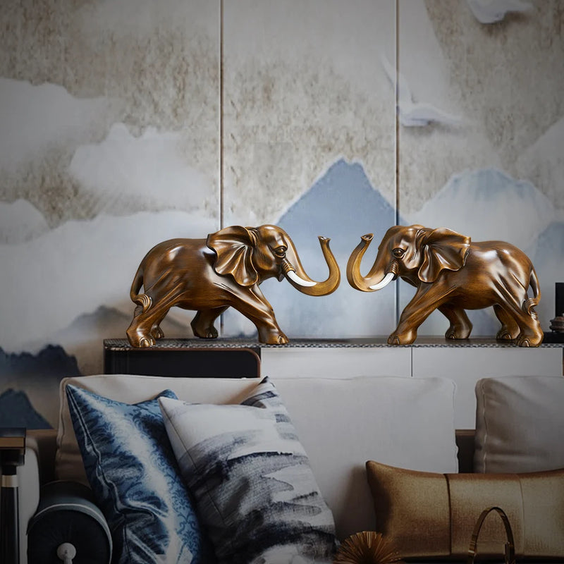 Escultura Elefante da Sorte – Universo Decor