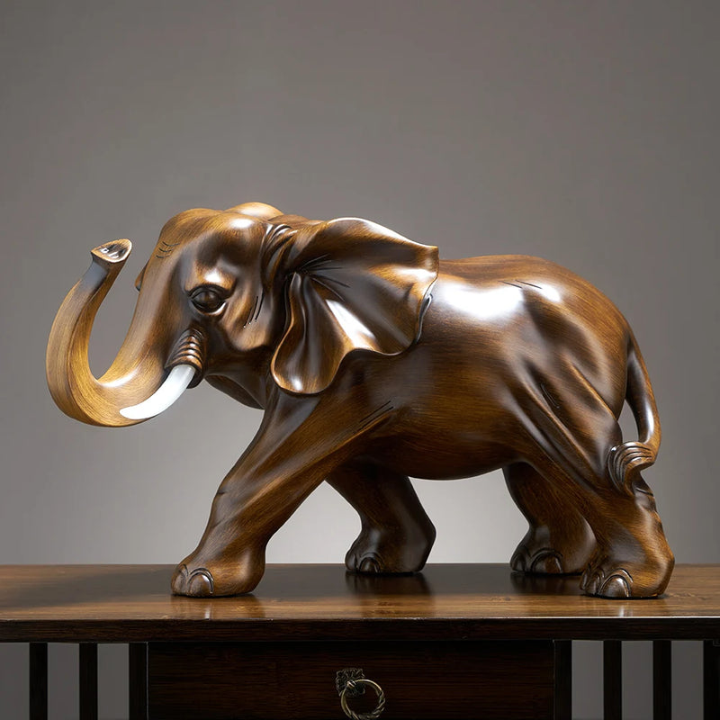 Escultura Elefante da Sorte – Universo Decor