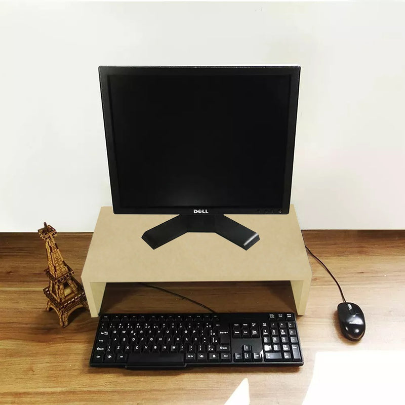 Suporte para Monitor Em Mdf Natural (A+09-12)