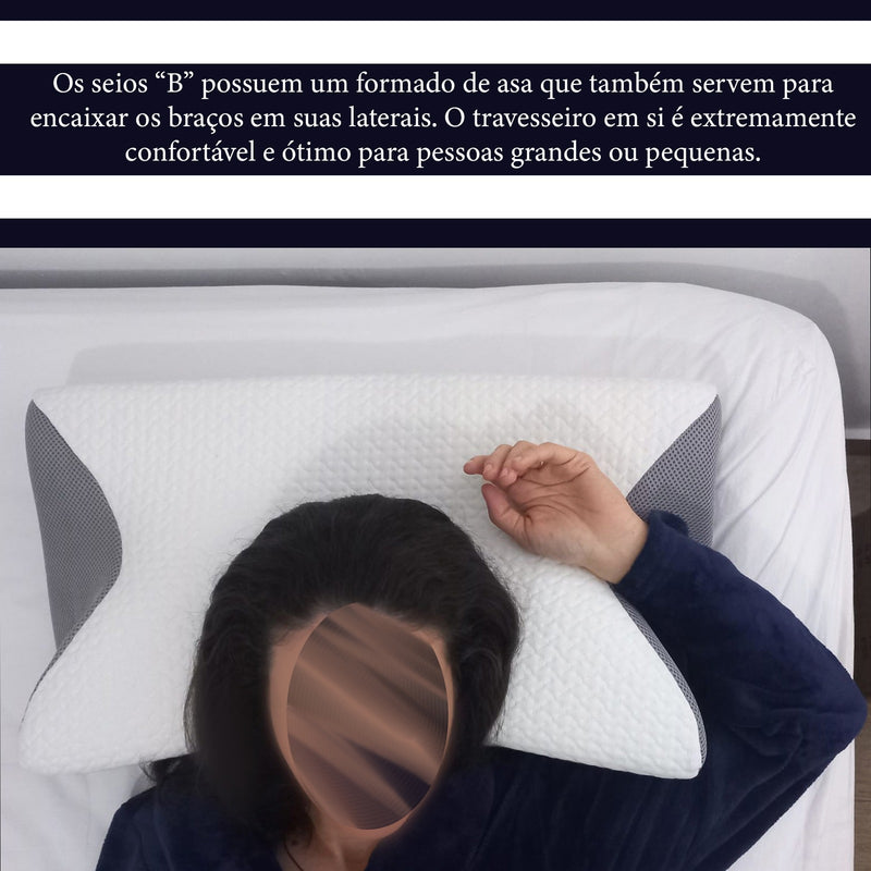 Travesseiro Cervical Ortopédico Postural - Universo Casa