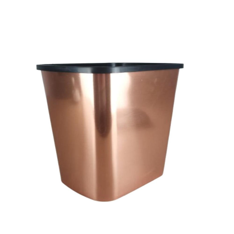 LIXEIRA ROSE GOLD COM TAMPA CLIK CESTO DE LIXO 9 LITROS CASA PIA COZINHA BANHEIRO