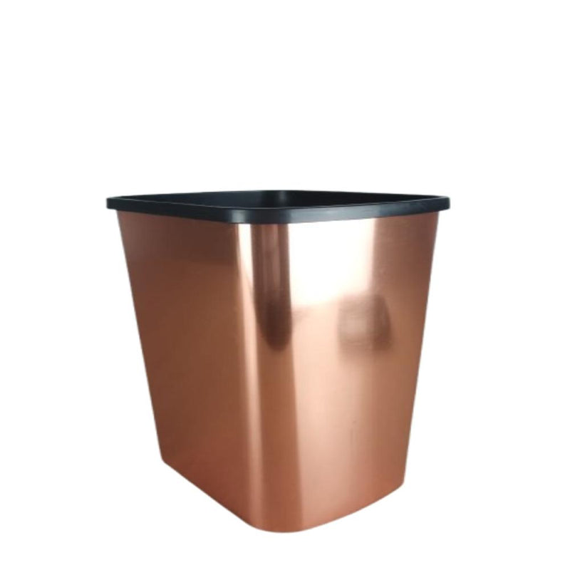 LIXEIRA ROSE GOLD COM TAMPA CLIK CESTO DE LIXO 9 LITROS CASA PIA COZINHA BANHEIRO