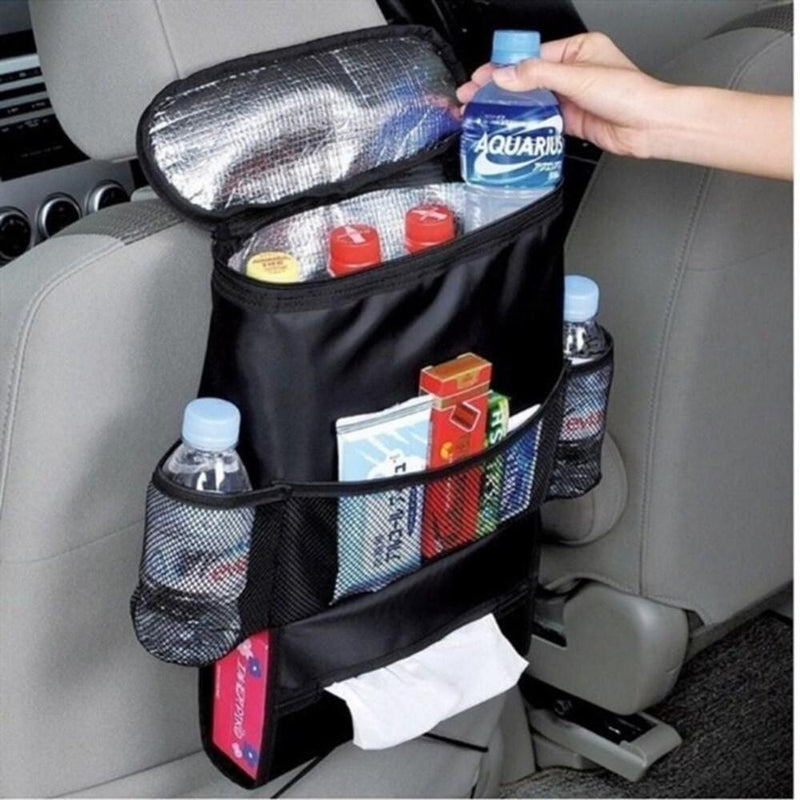 BOLSA TÉRMICA ORGANIZADOR PORTÁTIL COOLER PARA CARRO E AUTOMÓVEL PORTA TRECO